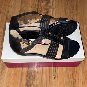 Black strapy sandals